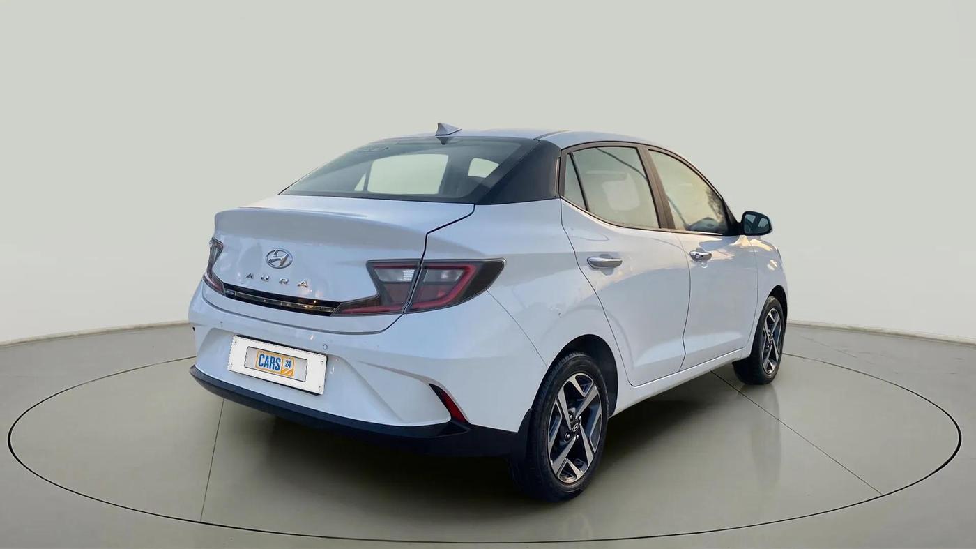 2021 Hyundai AURA SX 1.2, Petrol, Manual, 52,269 km, Right Back Diagonal