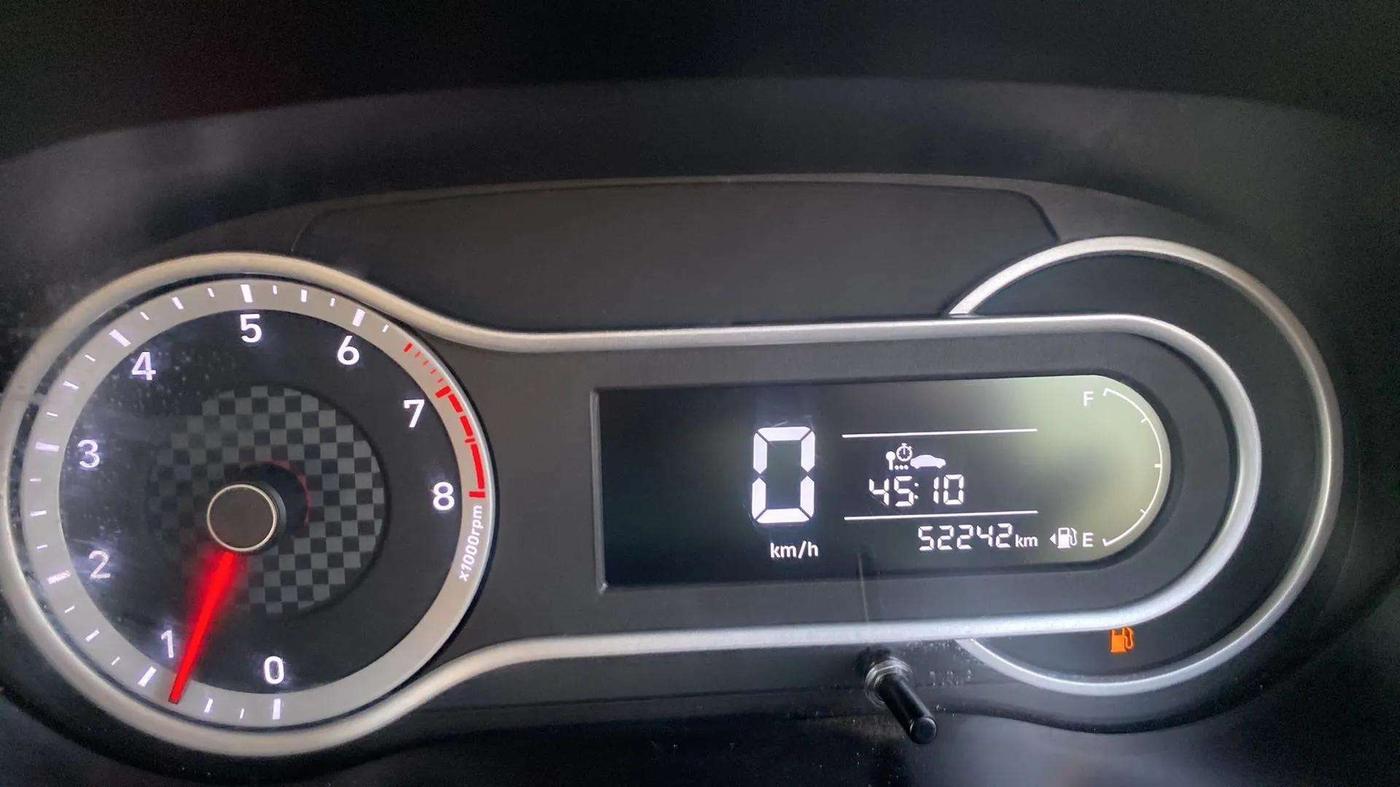 2021 Hyundai AURA SX 1.2, Petrol, Manual, 52,269 km, Odometer Image