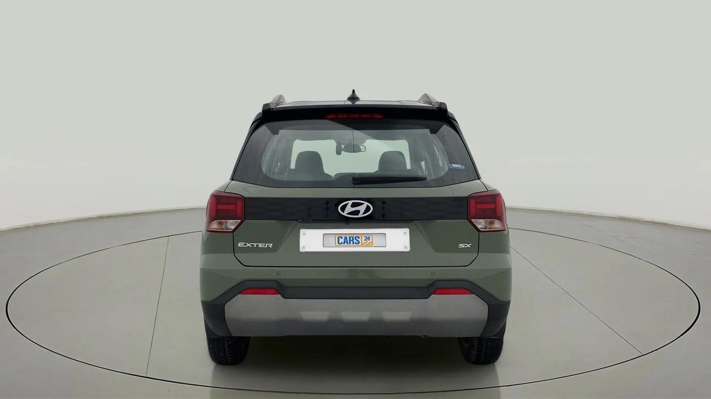 2024 Hyundai EXTER SX(O) CONNECT 1.2 AMT DUAL TONE, Petrol, Automatic, 1,969 km, Back/Rear