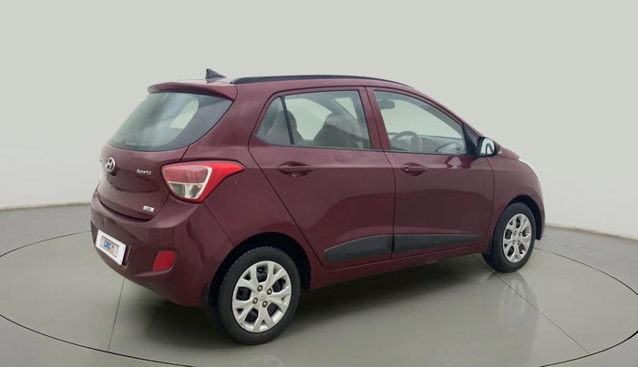 2016 Hyundai Grand i10 SPORTZ 1.2 KAPPA VTVT, Petrol, Manual, 43,344 km, Right Back Diagonal