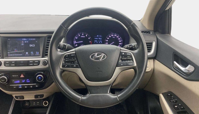 2018 Hyundai Verna 1.6 VTVT SX O, Petrol, Manual, 86,958 km, Steering Wheel Close Up