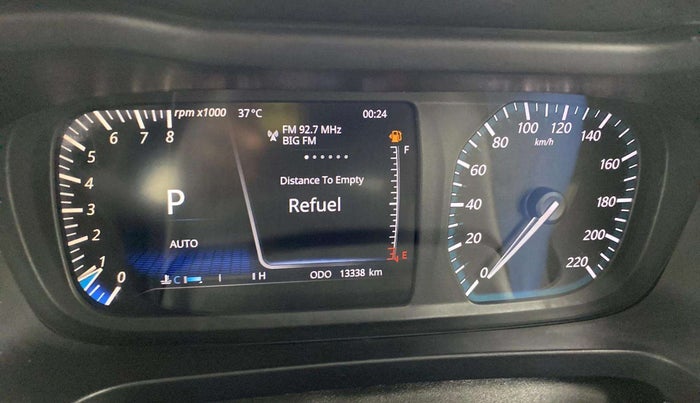 2022 Tata ALTROZ XZA, Petrol, Automatic, 13,407 km, Odometer Image