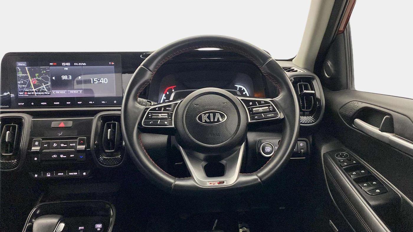 2021 KIA SONET GTX PLUS 1.5 AT DUAL TONE, Diesel, Automatic, 41,394 km, Steering Wheel Close Up