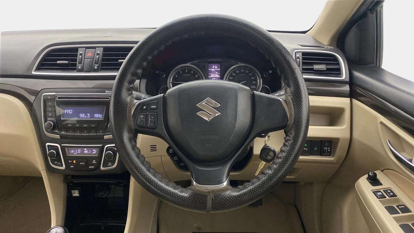 2018 Maruti Ciaz DELTA 1.4 MT PETROL, Petrol, Manual, 60,623 km, Steering Wheel Close Up