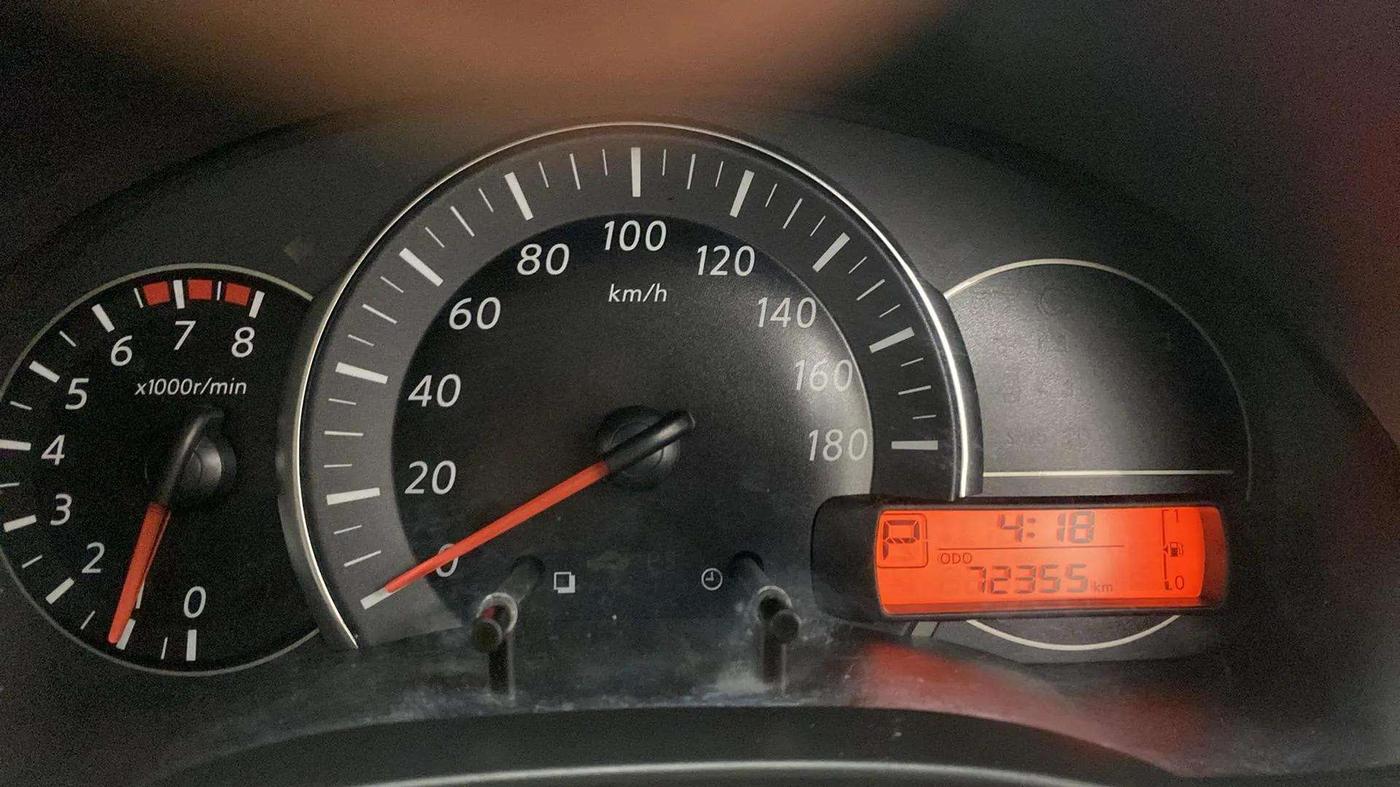 2015 Nissan Micra XL CVT, Petrol, Automatic, 72,392 km, Odometer Image
