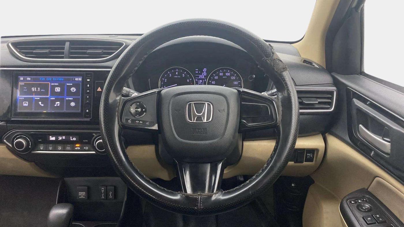 2020 Honda Amaze 1.2L I-VTEC VX CVT, Petrol, Automatic, 63,833 km, Steering Wheel Close Up