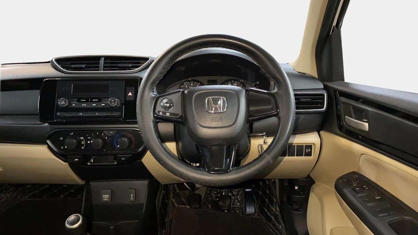 2019 Honda Amaze 1.2L I-VTEC S, Petrol, Manual, 25,198 km, Steering Wheel Close Up