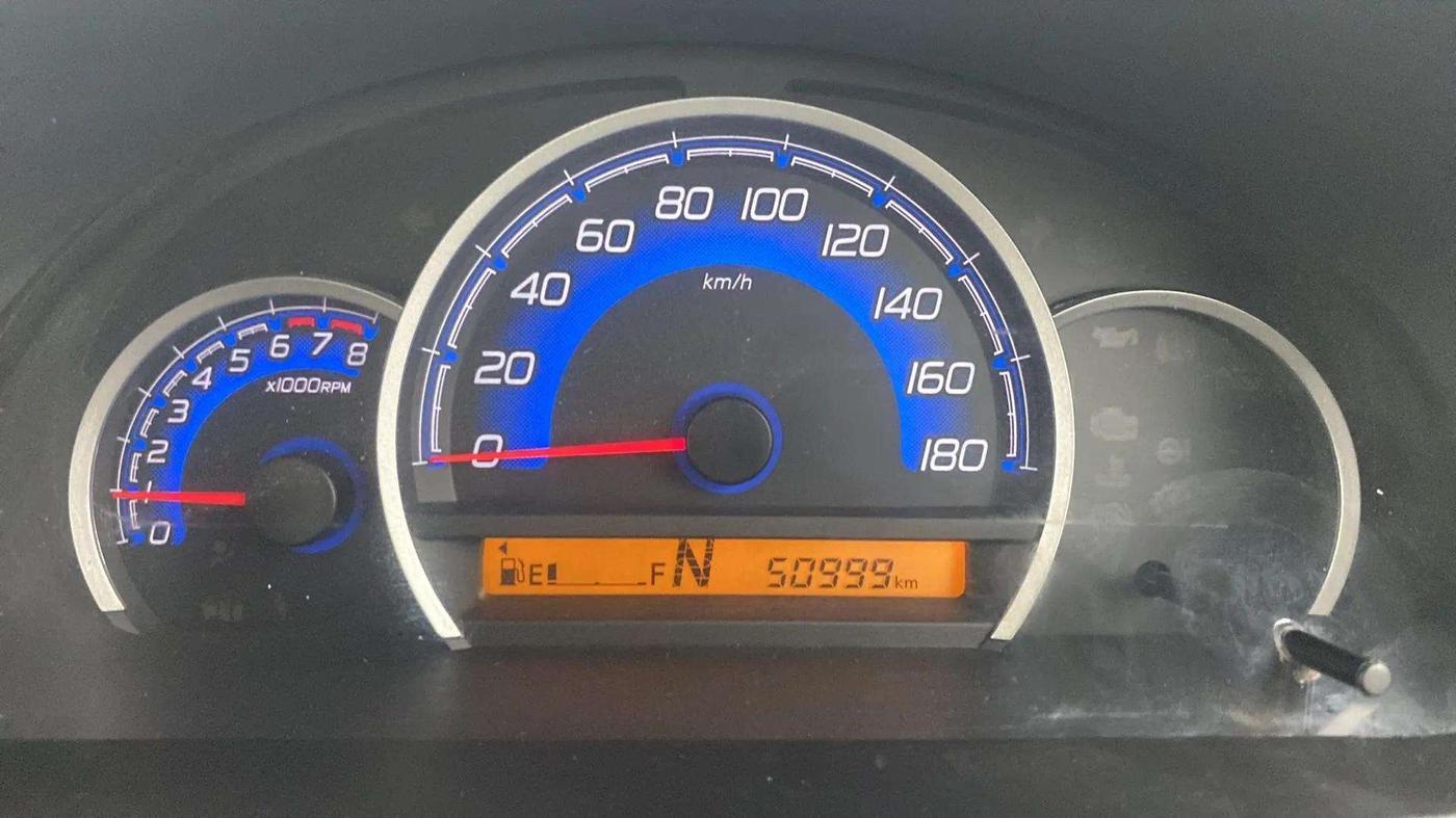 2017 Maruti Wagon R 1.0 VXI AMT, Petrol, Automatic, 51,661 km, Odometer Image