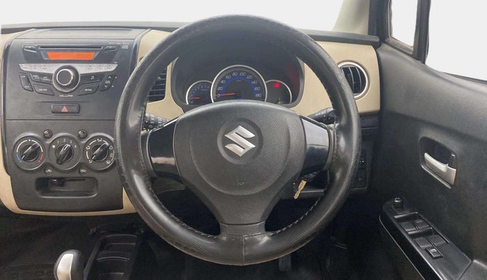 2017 Maruti Wagon R 1.0 VXI AMT, Petrol, Automatic, 50,967 km, Steering Wheel Close Up