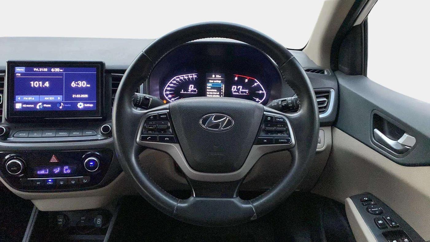 2021 Hyundai Verna SX 1.5 CRDI, Diesel, Manual, 74,870 km, Steering Wheel Close Up