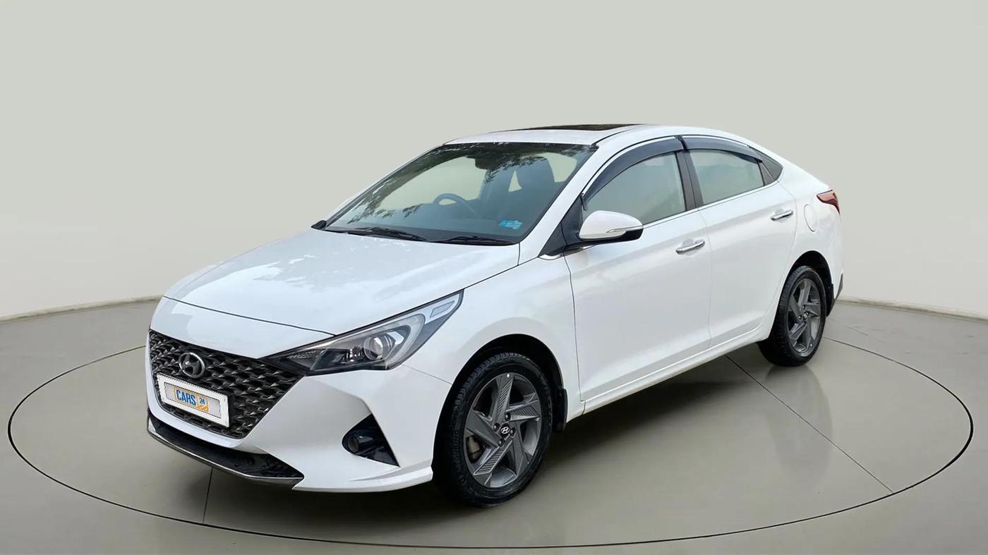 2021 Hyundai Verna SX 1.5 CRDI, Diesel, Manual, 74,870 km, Left Front Diagonal