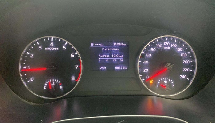 2020 KIA SELTOS HTX 1.5 PETROL, Petrol, Manual, 58,257 km, Odometer Image