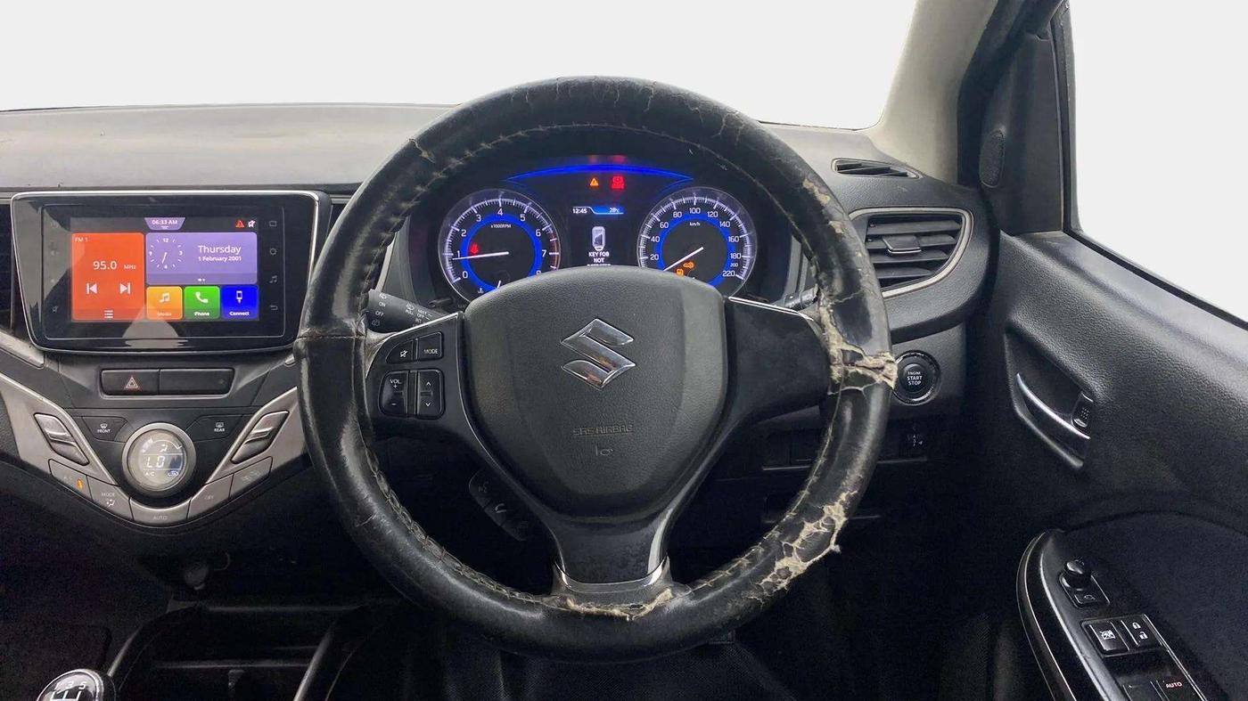 2021 Maruti Baleno ZETA PETROL 1.2, Petrol, Manual, 24,224 km, Steering Wheel Close Up