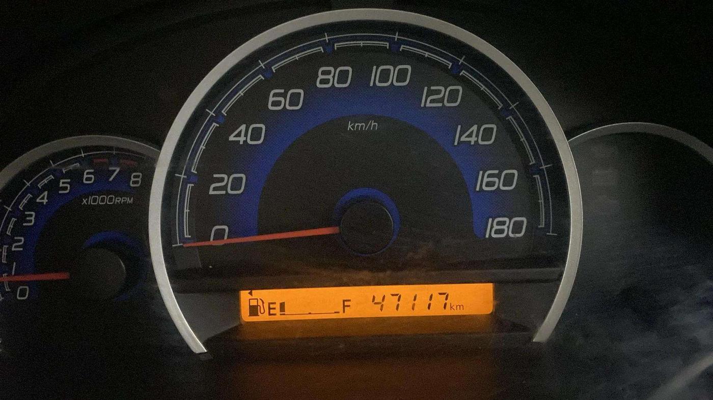 2017 Maruti Wagon R 1.0 VXI, Petrol, Manual, 47,123 km, Odometer Image