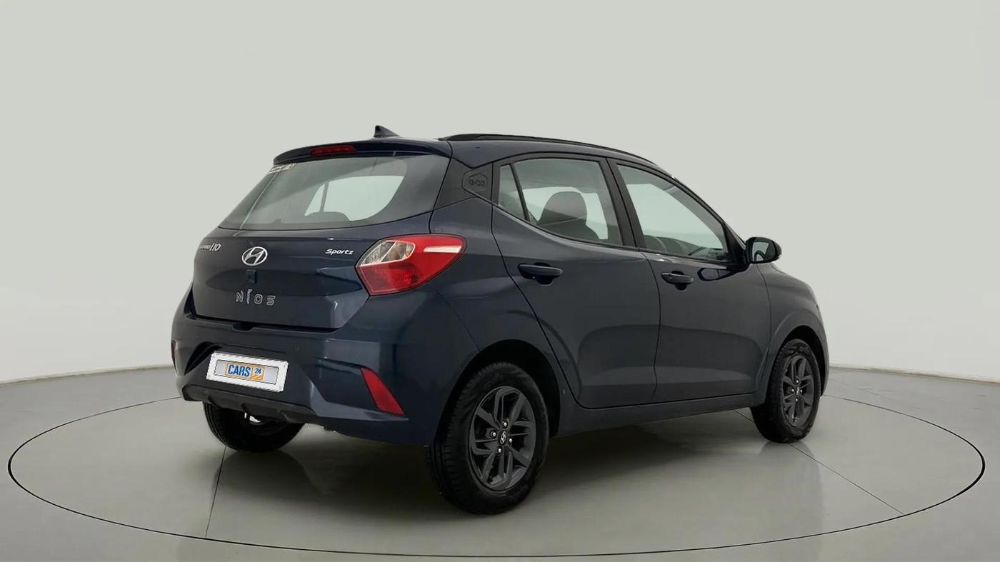 2022 Hyundai GRAND I10 NIOS SPORTZ 1.2 KAPPA VTVT CNG, CNG, Manual, 46,388 km, Right Back Diagonal