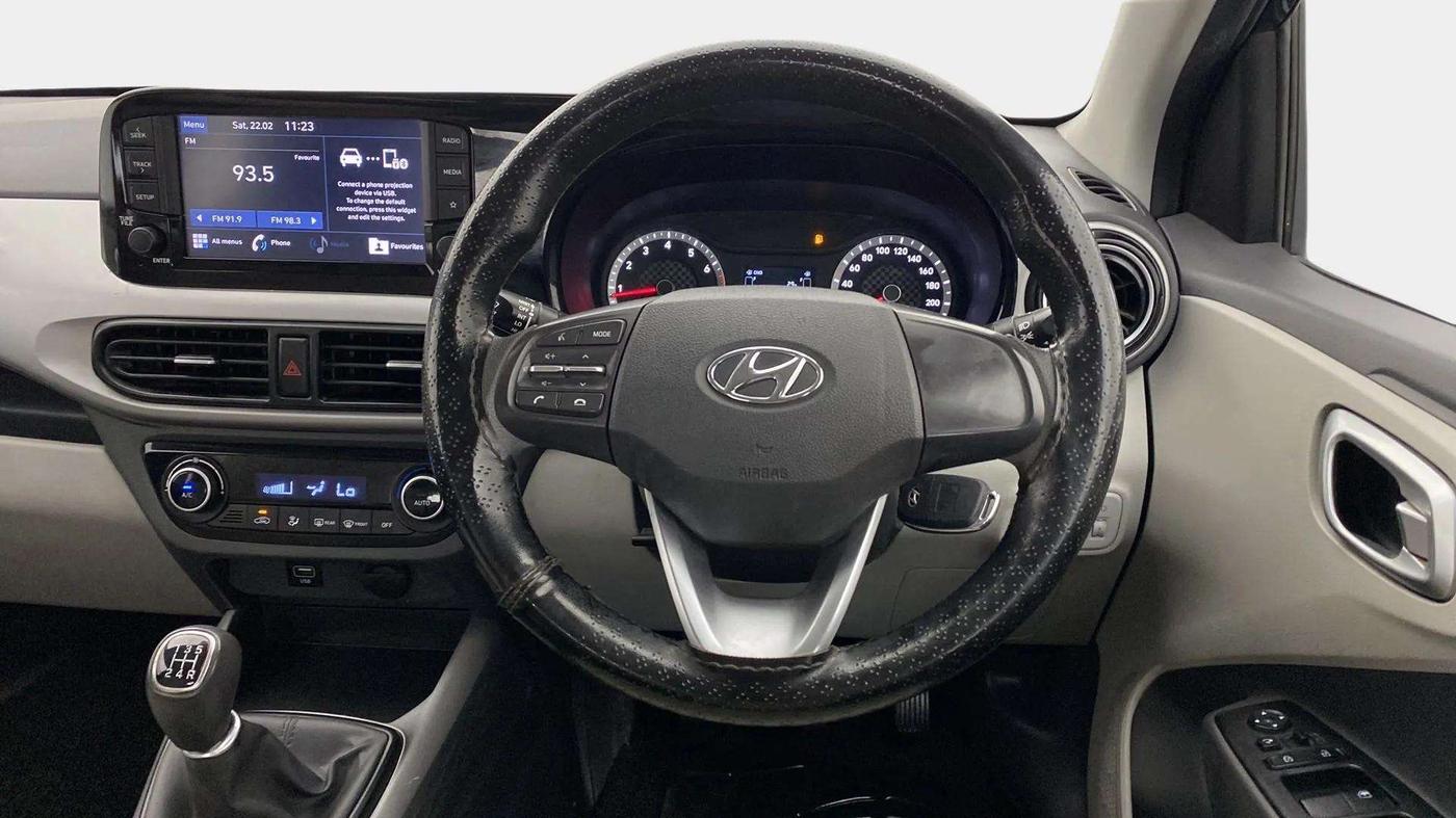 2022 Hyundai GRAND I10 NIOS SPORTZ 1.2 KAPPA VTVT CNG, CNG, Manual, 46,388 km, Steering Wheel Close Up