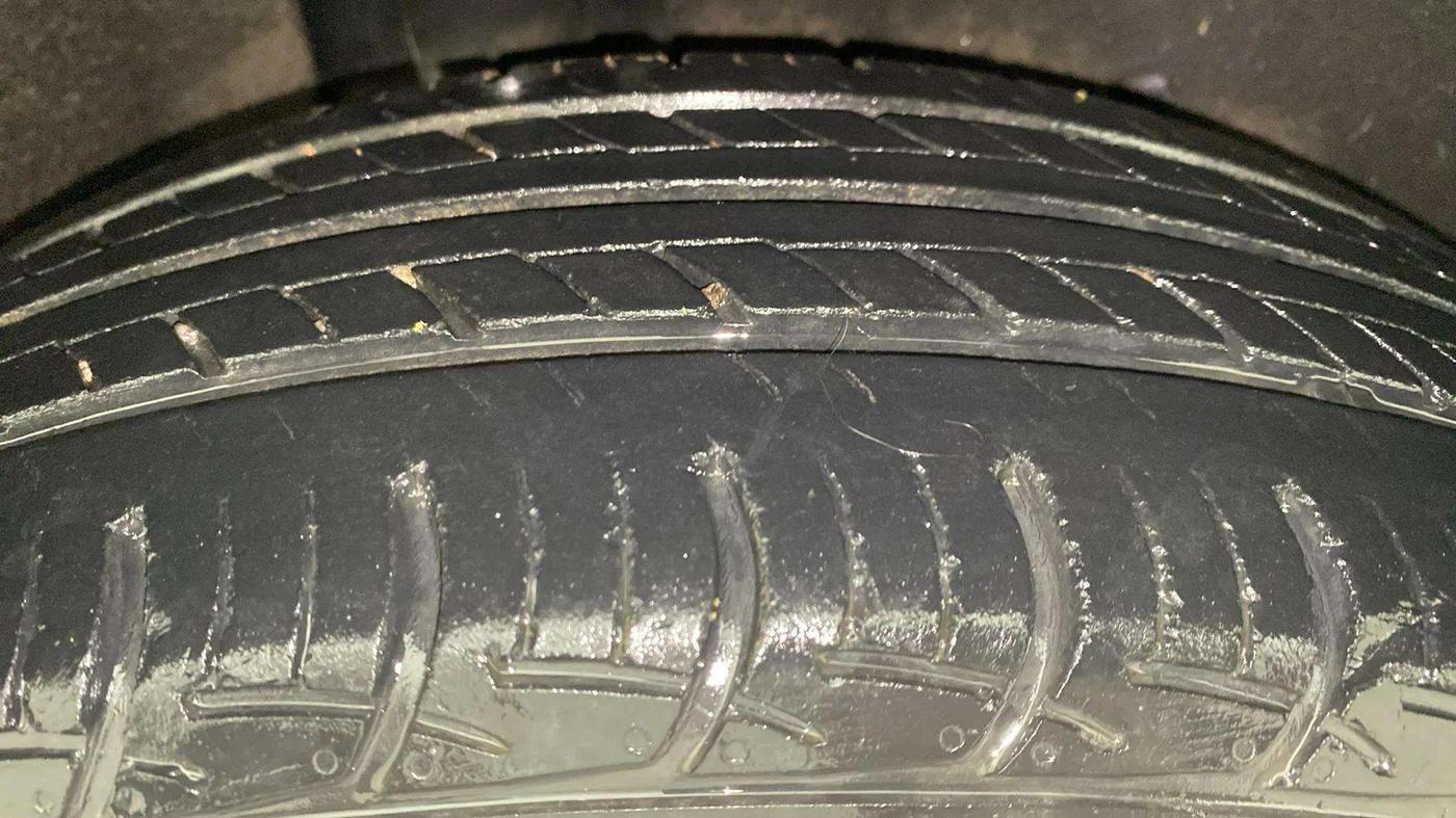 2018 Maruti Baleno DELTA CVT PETROL 1.2, Petrol, Automatic, 43,858 km, Right Rear Tyre Tread
