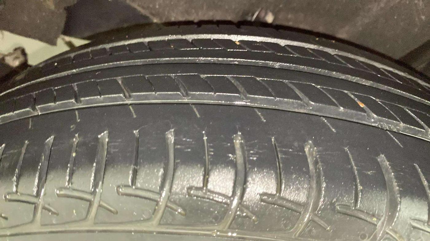 2018 Maruti Baleno DELTA CVT PETROL 1.2, Petrol, Automatic, 43,858 km, Left Rear Tyre Tread