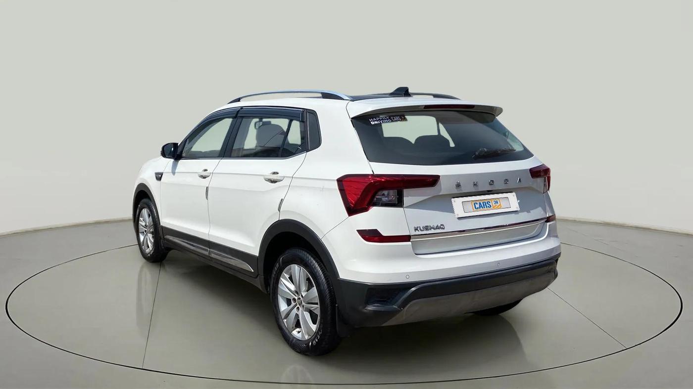 2022 Skoda KUSHAQ AMBITION 1.0L TSI AT, Petrol, Automatic, 70,283 km, Left Back Diagonal