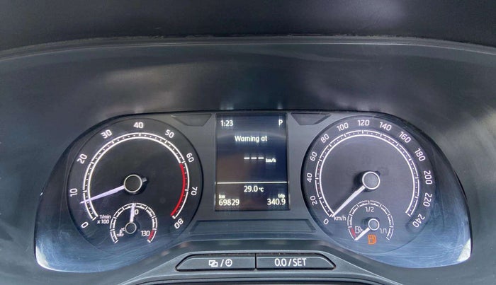 2022 Skoda KUSHAQ AMBITION 1.0L TSI AT, Petrol, Automatic, 69,804 km, Odometer Image