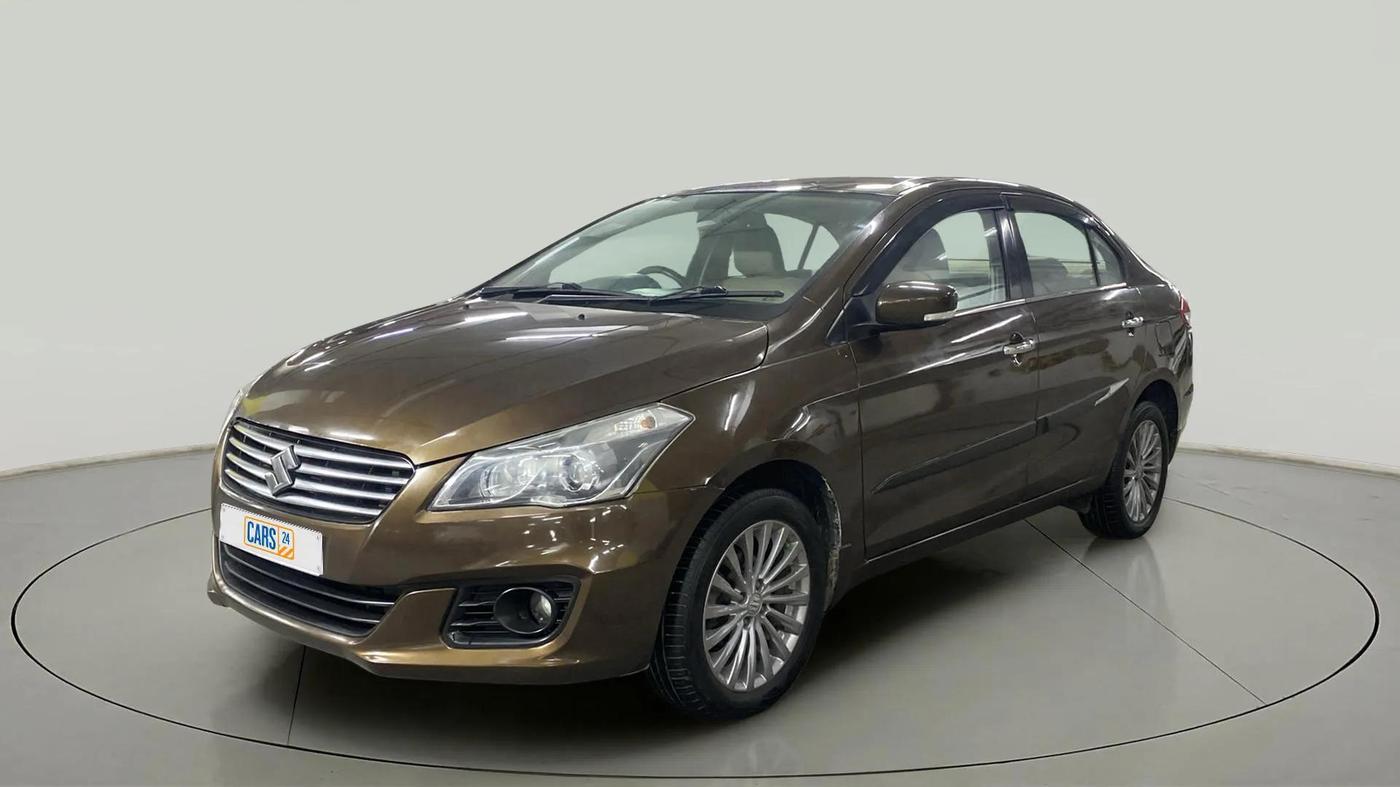 2017 Maruti Ciaz ALPHA 1.4 PETROL, Petrol, Manual, 32,225 km, Left Front Diagonal