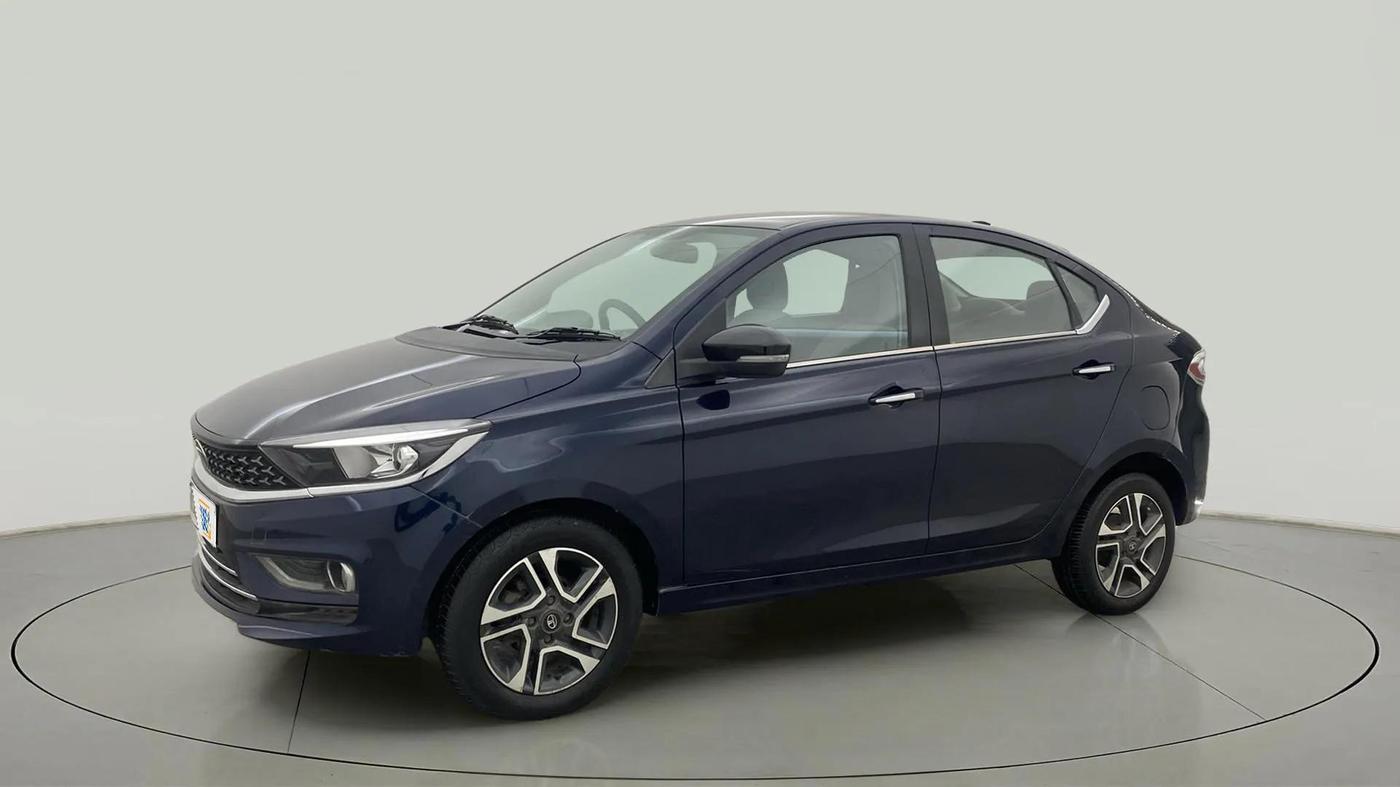 2020 Tata TIGOR XZA PLUS PETROL, Petrol, Automatic, 27,756 km, Left Front Diagonal