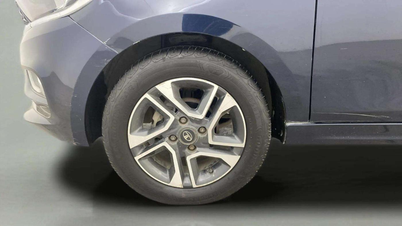 2020 Tata TIGOR XZA PLUS PETROL, Petrol, Automatic, 27,756 km, Left Front Wheel