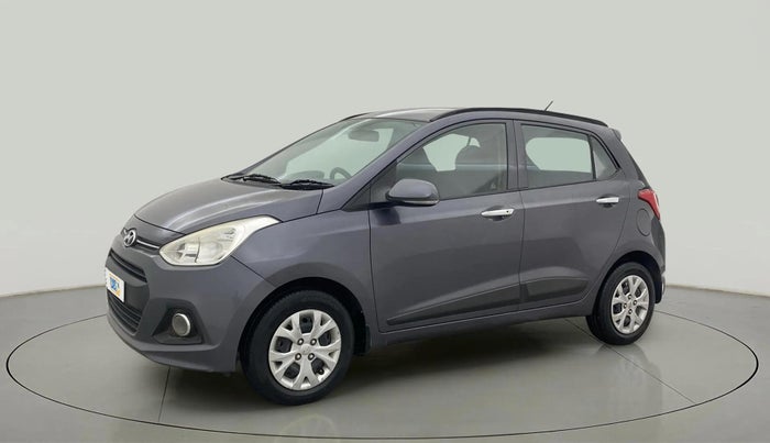 2014 Hyundai Grand i10 SPORTZ 1.2 KAPPA VTVT, Petrol, Manual, 76,658 km, Left Front Diagonal
