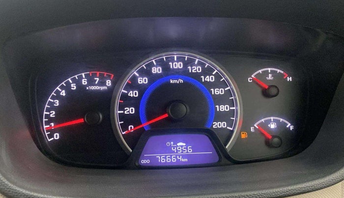 2014 Hyundai Grand i10 SPORTZ 1.2 KAPPA VTVT, Petrol, Manual, 76,658 km, Odometer Image