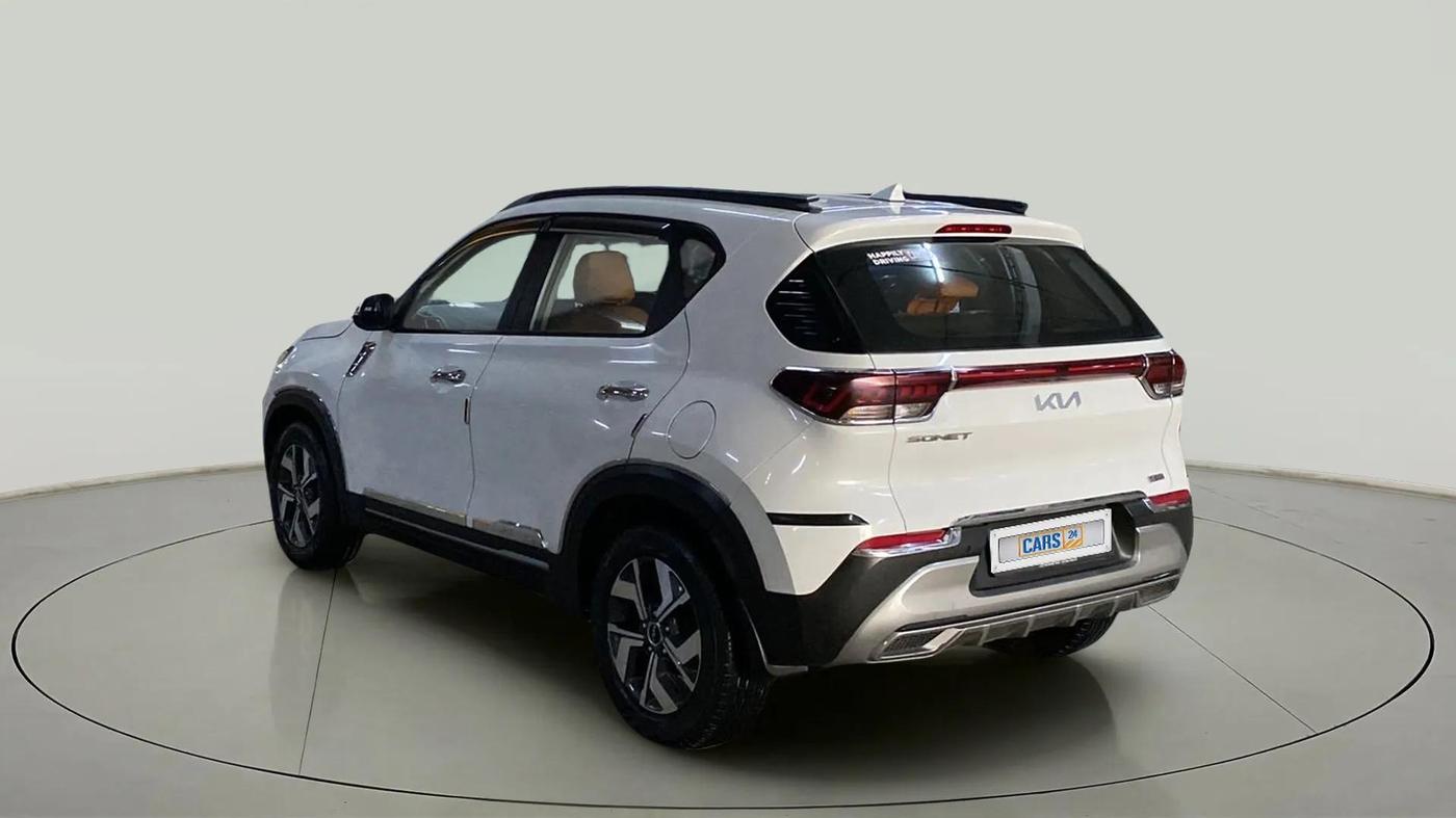2021 KIA SONET HTX 1.0 IMT, Petrol, Manual, 37,320 km, Left Back Diagonal