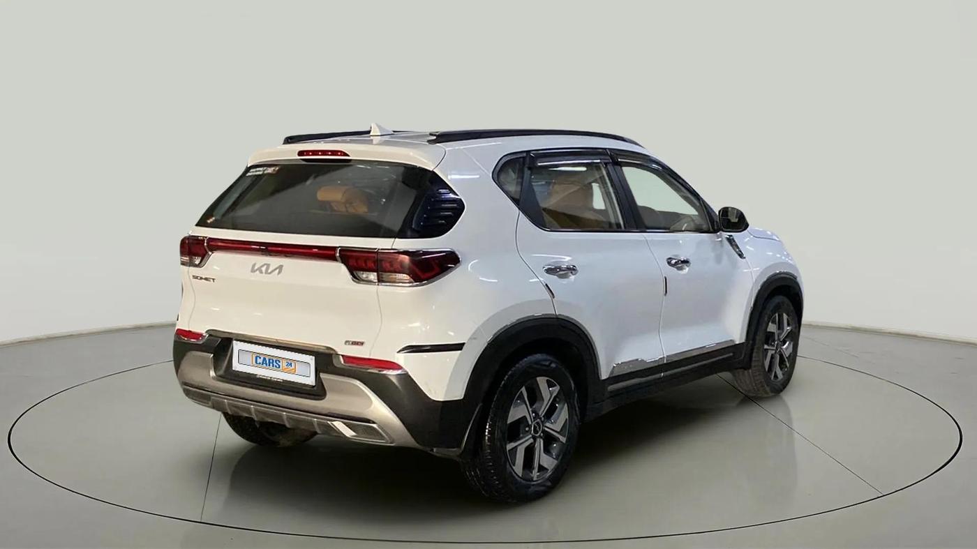 2021 KIA SONET HTX 1.0 IMT, Petrol, Manual, 37,320 km, Right Back Diagonal