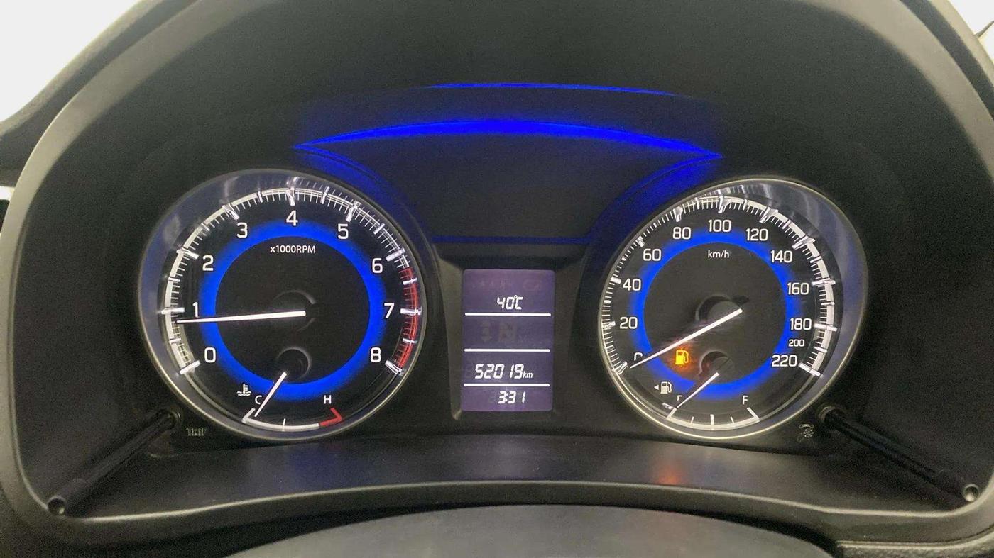 2016 Maruti Baleno DELTA PETROL 1.2, Petrol, Manual, 52,125 km, Odometer Image