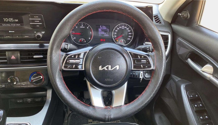 2022 KIA SELTOS HTE 1.5 DIESEL, Diesel, Manual, 1,04,962 km, Steering Wheel Close Up