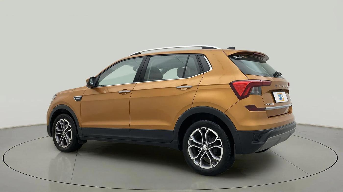 2022 Skoda KUSHAQ STYLE 1.0L TSI AT (6 AIRBAGS), Petrol, Automatic, 18,626 km, Left Back Diagonal