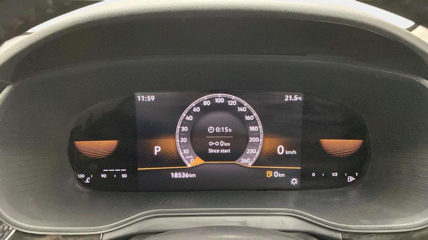 2022 Skoda KUSHAQ STYLE 1.0L TSI AT (6 AIRBAGS), Petrol, Automatic, 18,626 km, Odometer Image