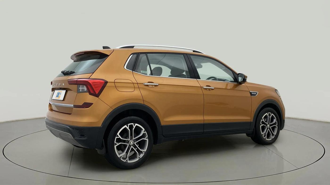 2022 Skoda KUSHAQ STYLE 1.0L TSI AT (6 AIRBAGS), Petrol, Automatic, 18,626 km, Right Back Diagonal