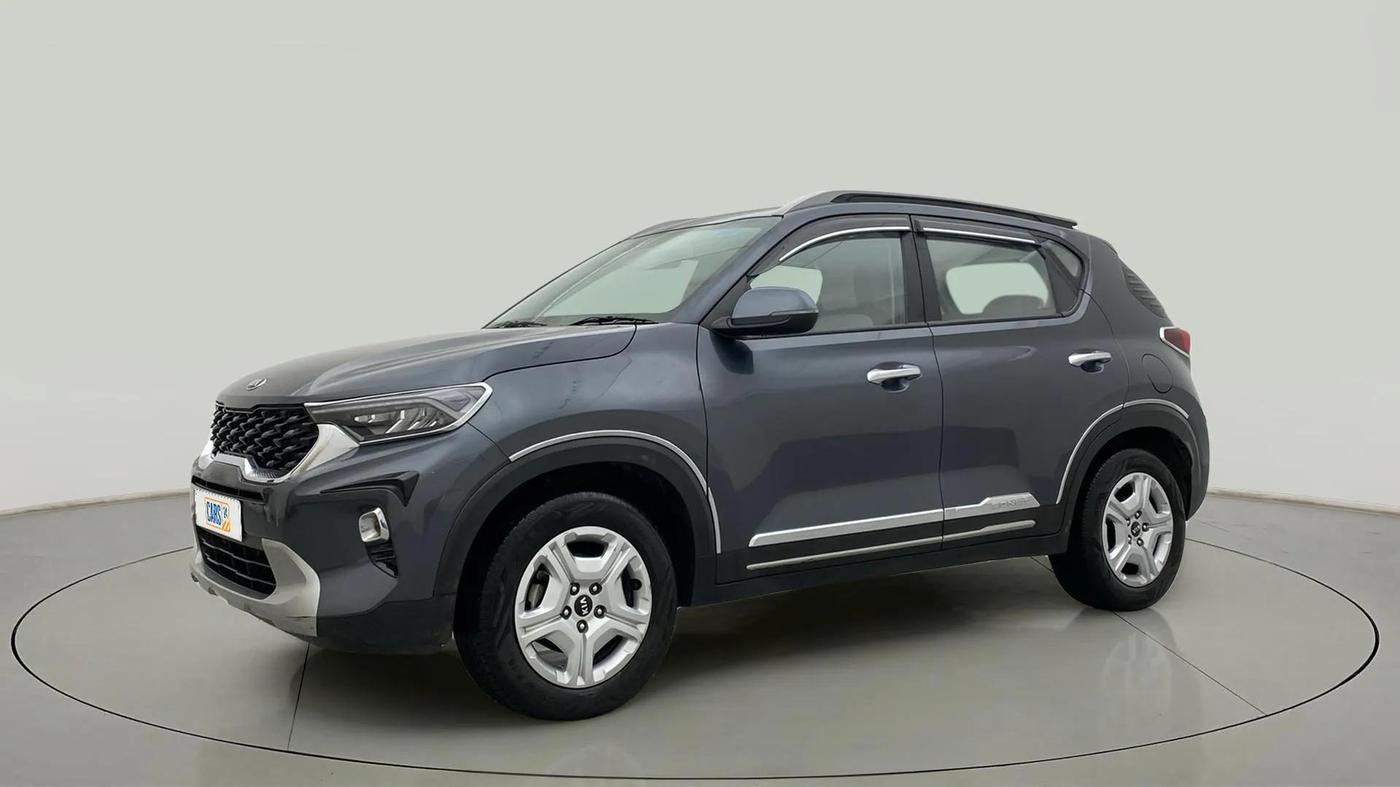 2020 KIA SONET HTX 1.0 IMT, Petrol, Manual, 23,589 km, Left Front Diagonal