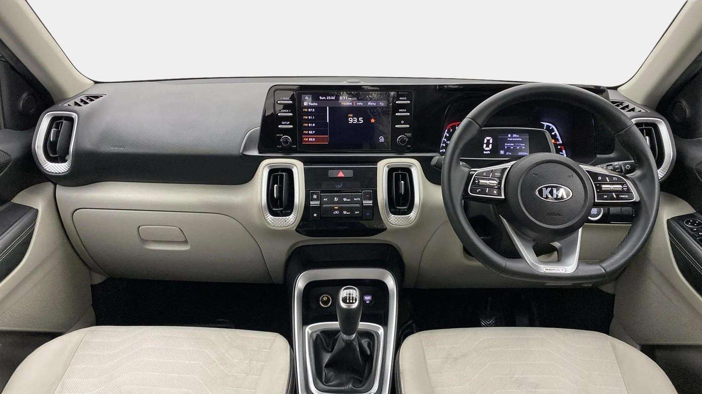 2020 KIA SONET HTX 1.0 IMT, Petrol, Manual, 23,589 km, Dashboard