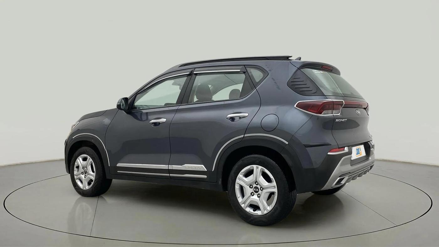 2020 KIA SONET HTX 1.0 IMT, Petrol, Manual, 23,589 km, Left Back Diagonal