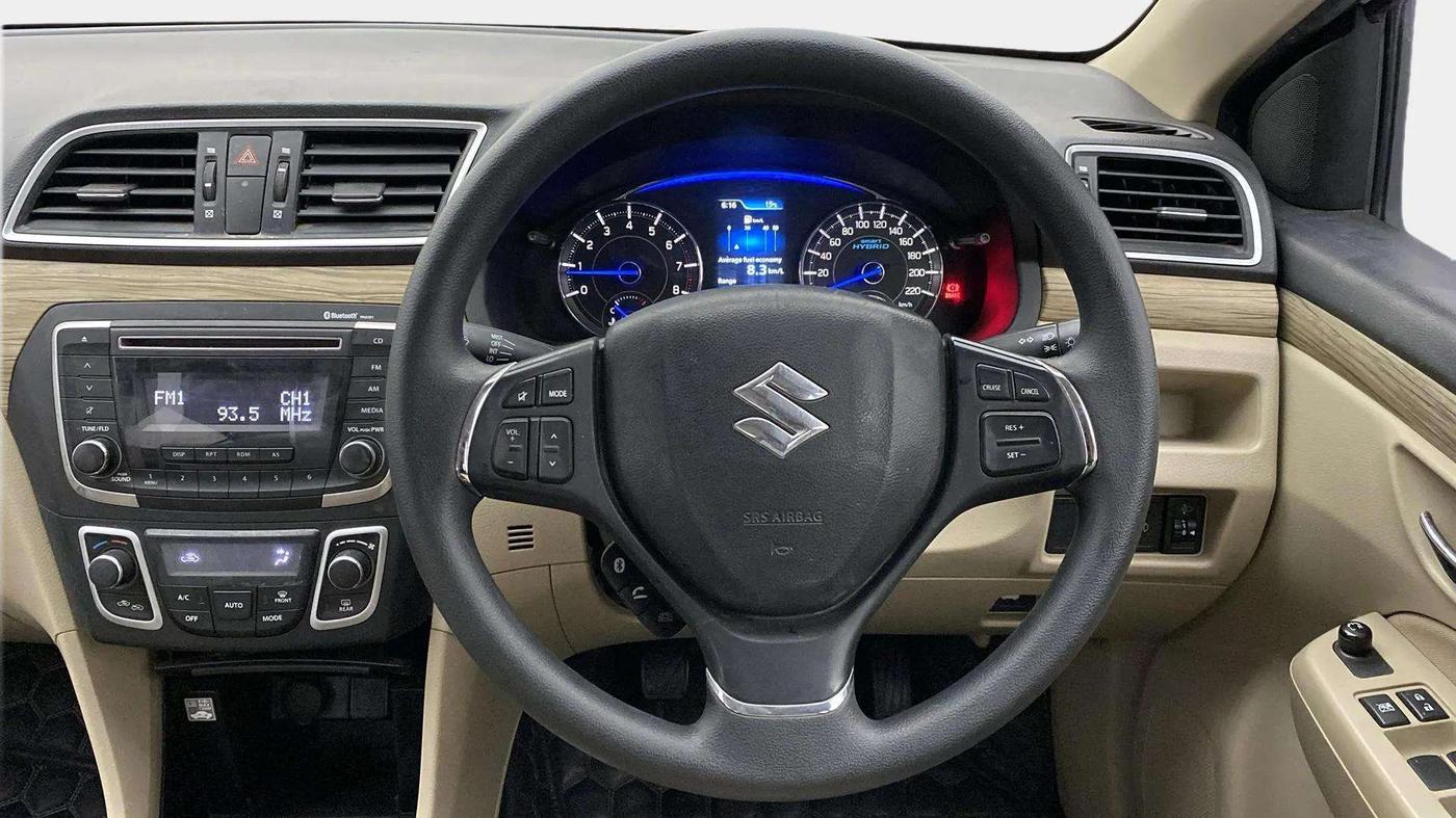 2020 Maruti Ciaz DELTA 1.5 SHVS MT PETROL, Petrol, Manual, 61,682 km, Steering Wheel Close Up
