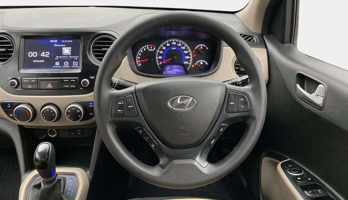 2017 Hyundai Grand i10 SPORTZ AT 1.2 KAPPA VTVT, Petrol, Automatic, 87,678 km, Steering Wheel Close Up