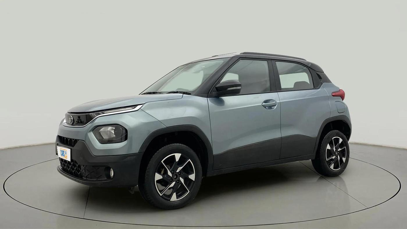 2022 Tata PUNCH CREATIVE AMT 1.2 RTN DUAL TONE, Petrol, Automatic, 35,497 km, Left Front Diagonal