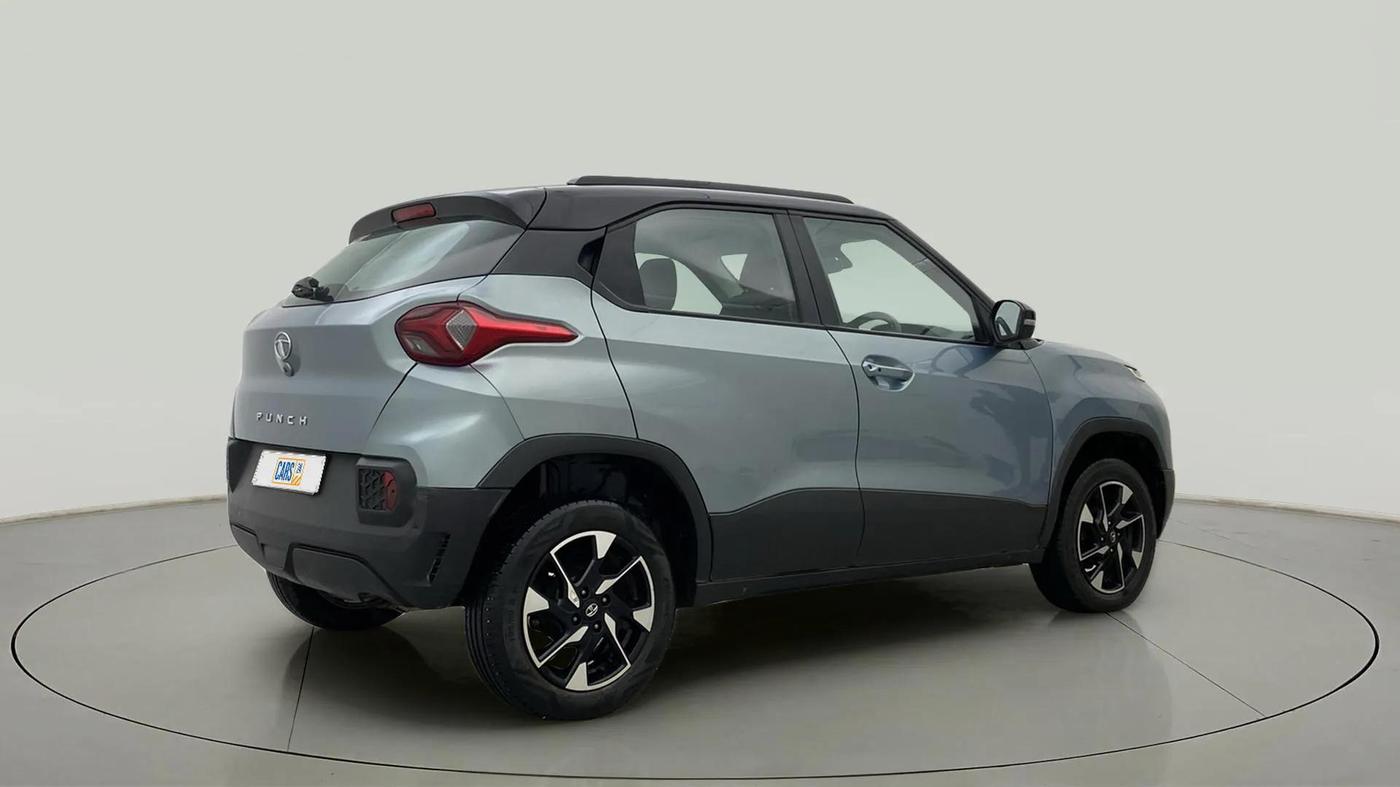 2022 Tata PUNCH CREATIVE AMT 1.2 RTN DUAL TONE, Petrol, Automatic, 35,497 km, Right Back Diagonal