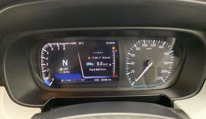 2022 Tata PUNCH CREATIVE AMT 1.2 RTN DUAL TONE, Petrol, Automatic, 35,192 km, Odometer Image