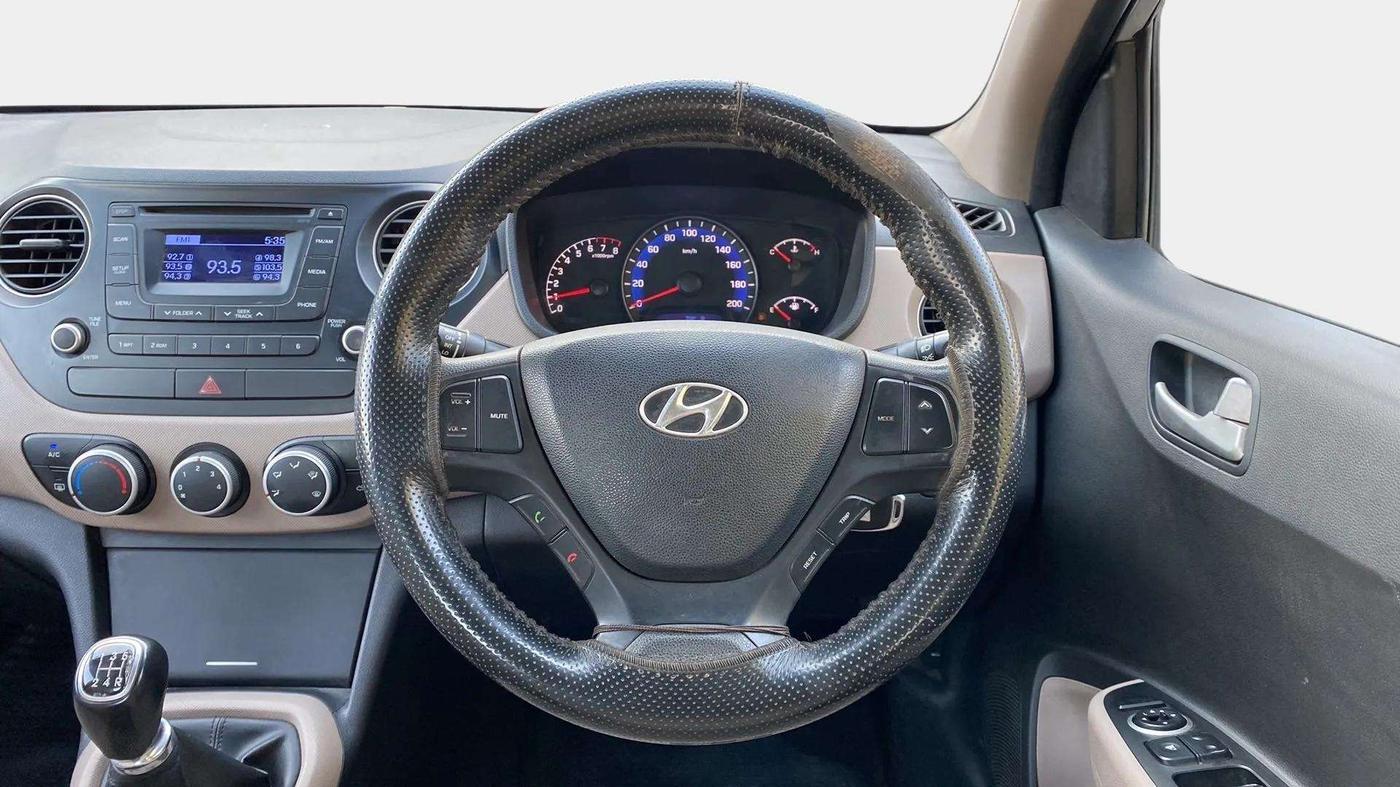 2014 Hyundai Xcent S 1.2, Petrol, Manual, 65,515 km, Steering Wheel Close Up