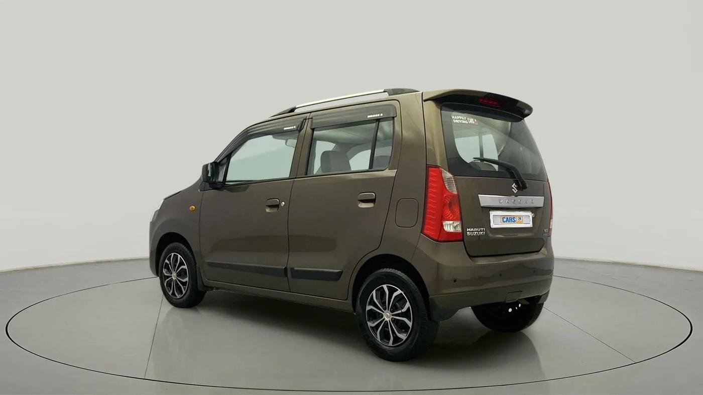 2017 Maruti Wagon R 1.0 VXI AMT, Petrol, Automatic, 35,951 km, Left Back Diagonal