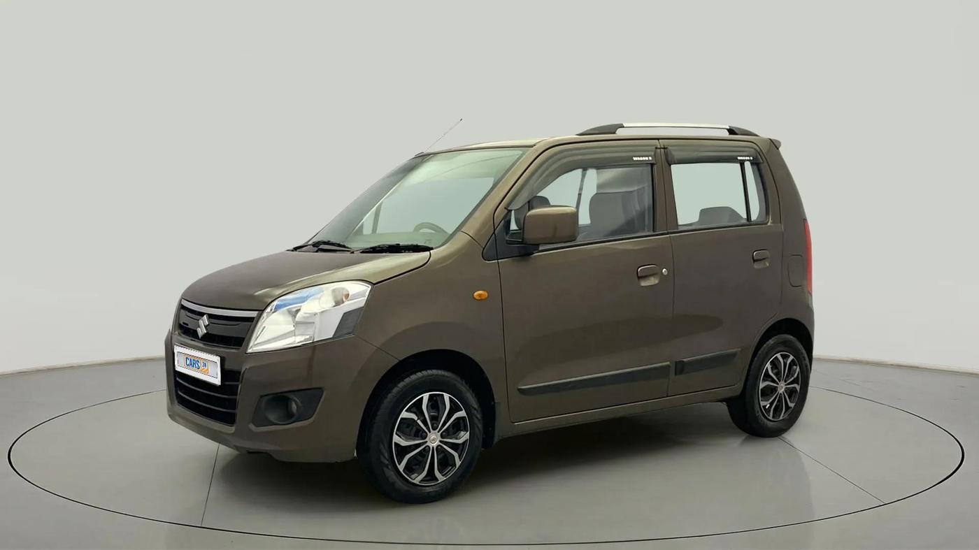 2017 Maruti Wagon R 1.0 VXI AMT, Petrol, Automatic, 35,951 km, Left Front Diagonal
