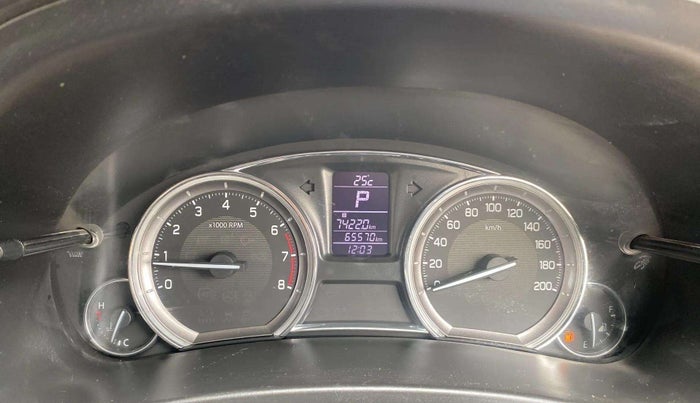 2017 Maruti Ciaz DELTA 1.4 AT PETROL, Petrol, Automatic, 65,560 km, Odometer Image