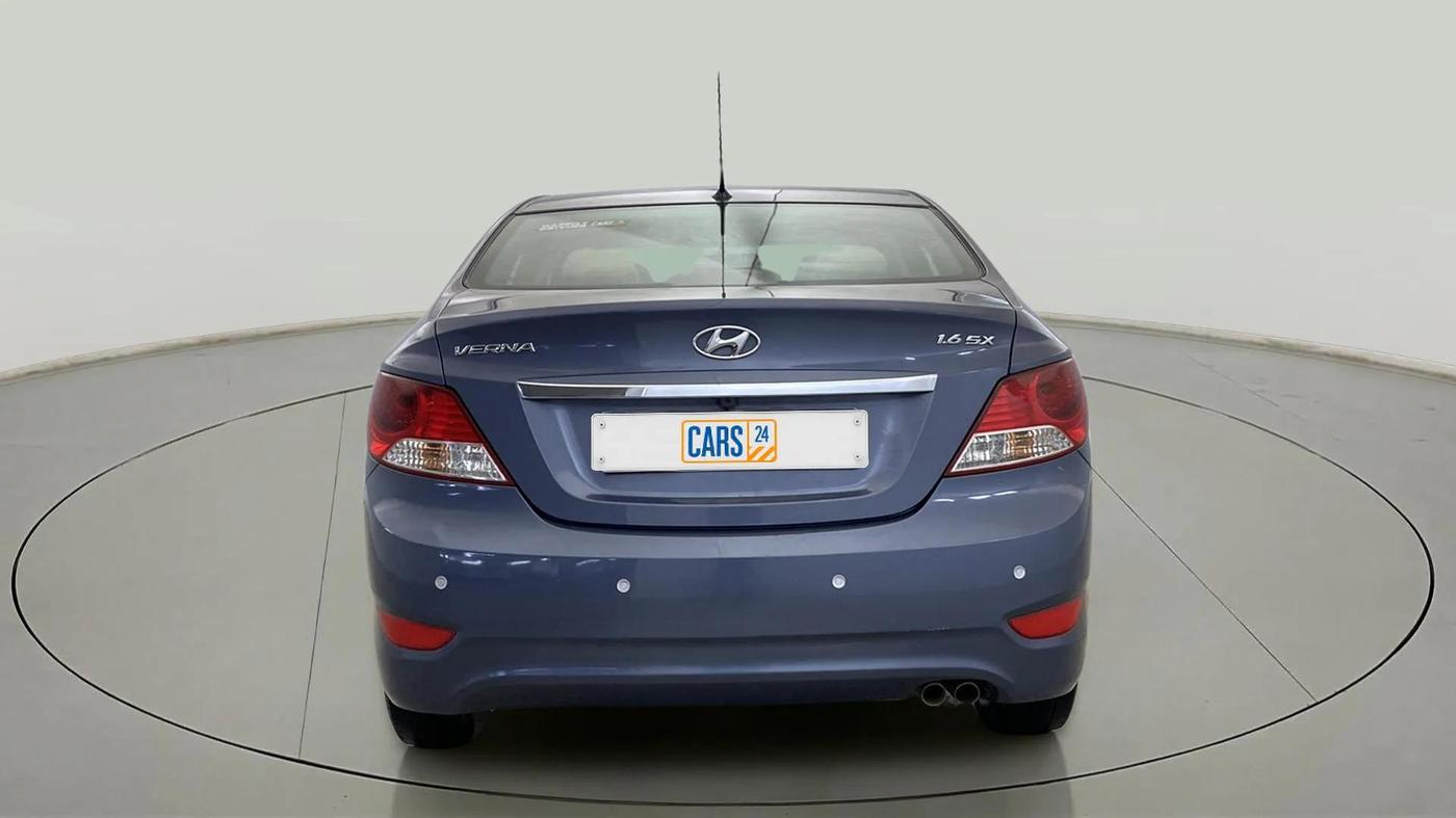 2013 Hyundai Verna FLUIDIC 1.6 VTVT SX, Petrol, Manual, 43,109 km, Back/Rear
