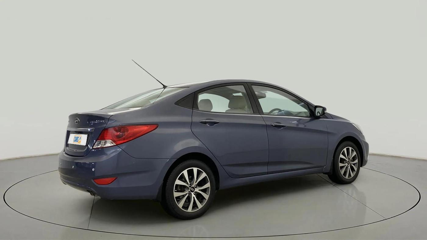 2013 Hyundai Verna FLUIDIC 1.6 VTVT SX, Petrol, Manual, 43,109 km, Right Back Diagonal